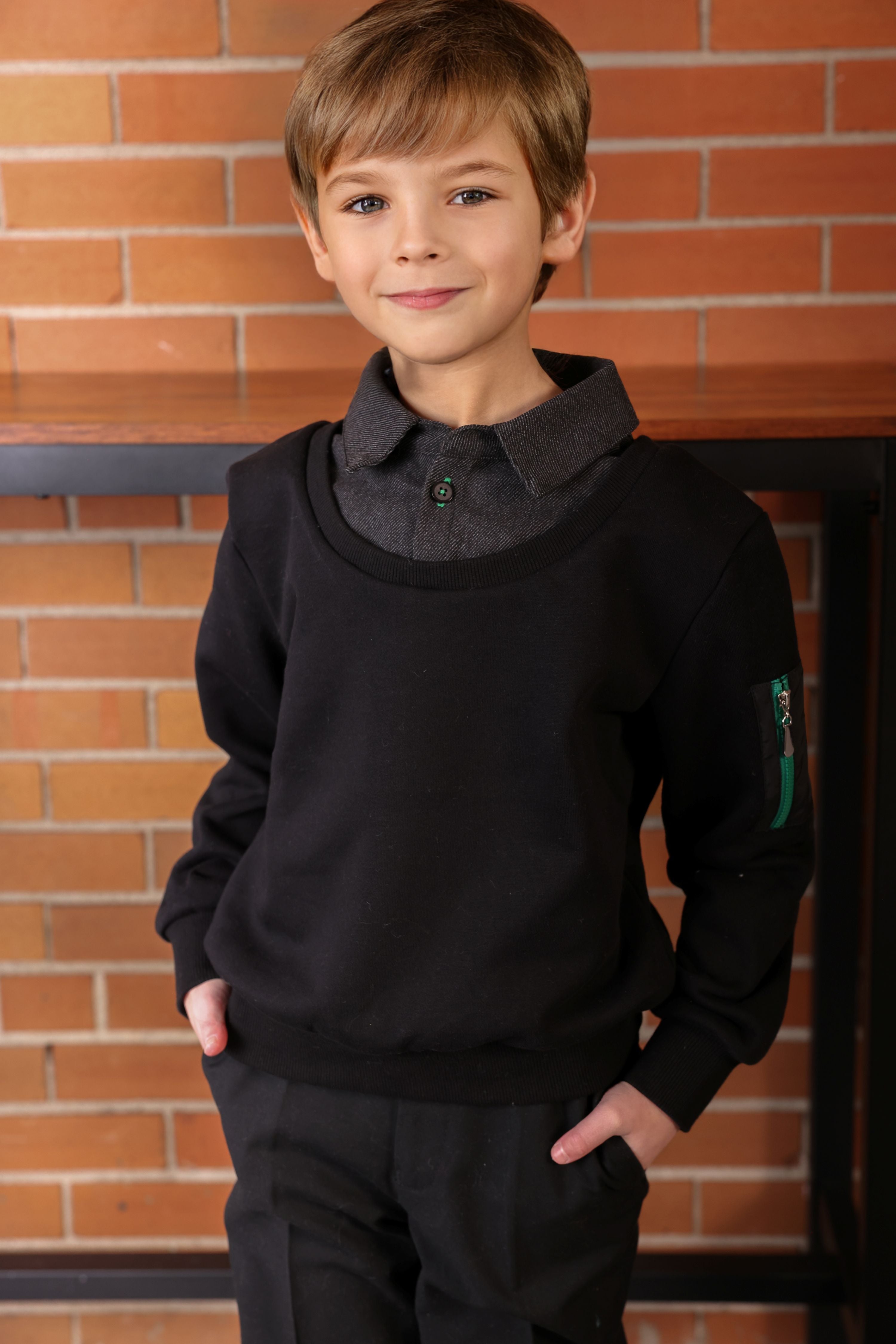 Marli Riches Boys Pocket Sweatshirt