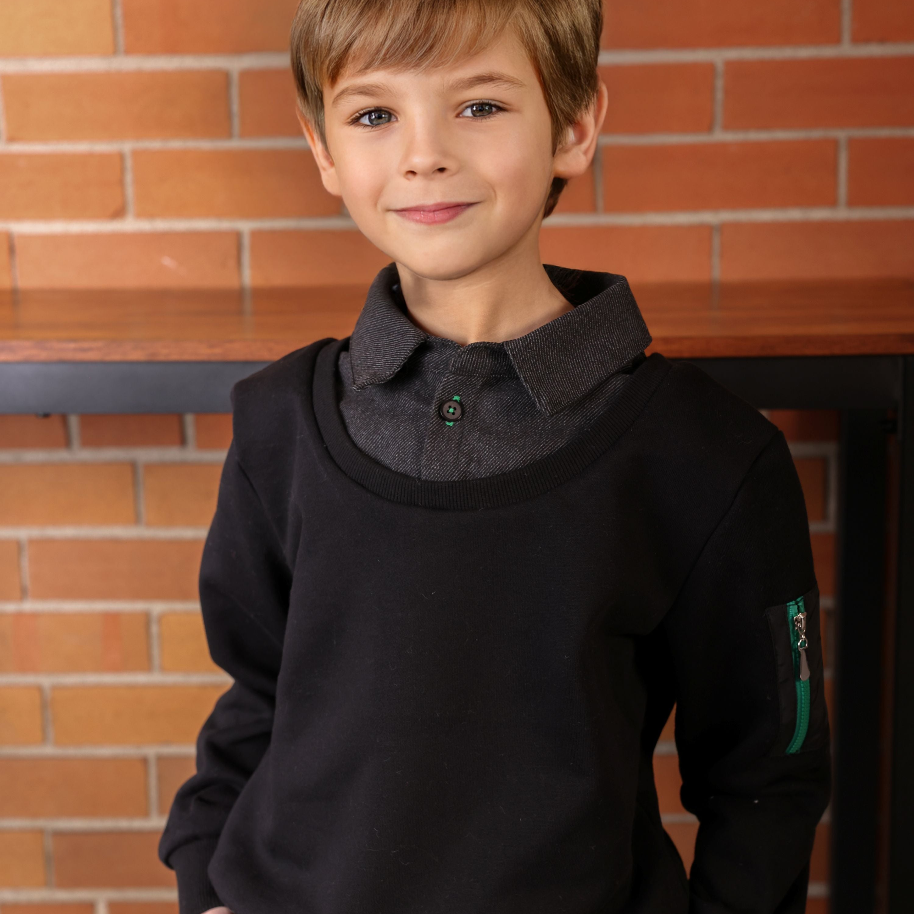 Marli Riches Boys Pocket Sweatshirt