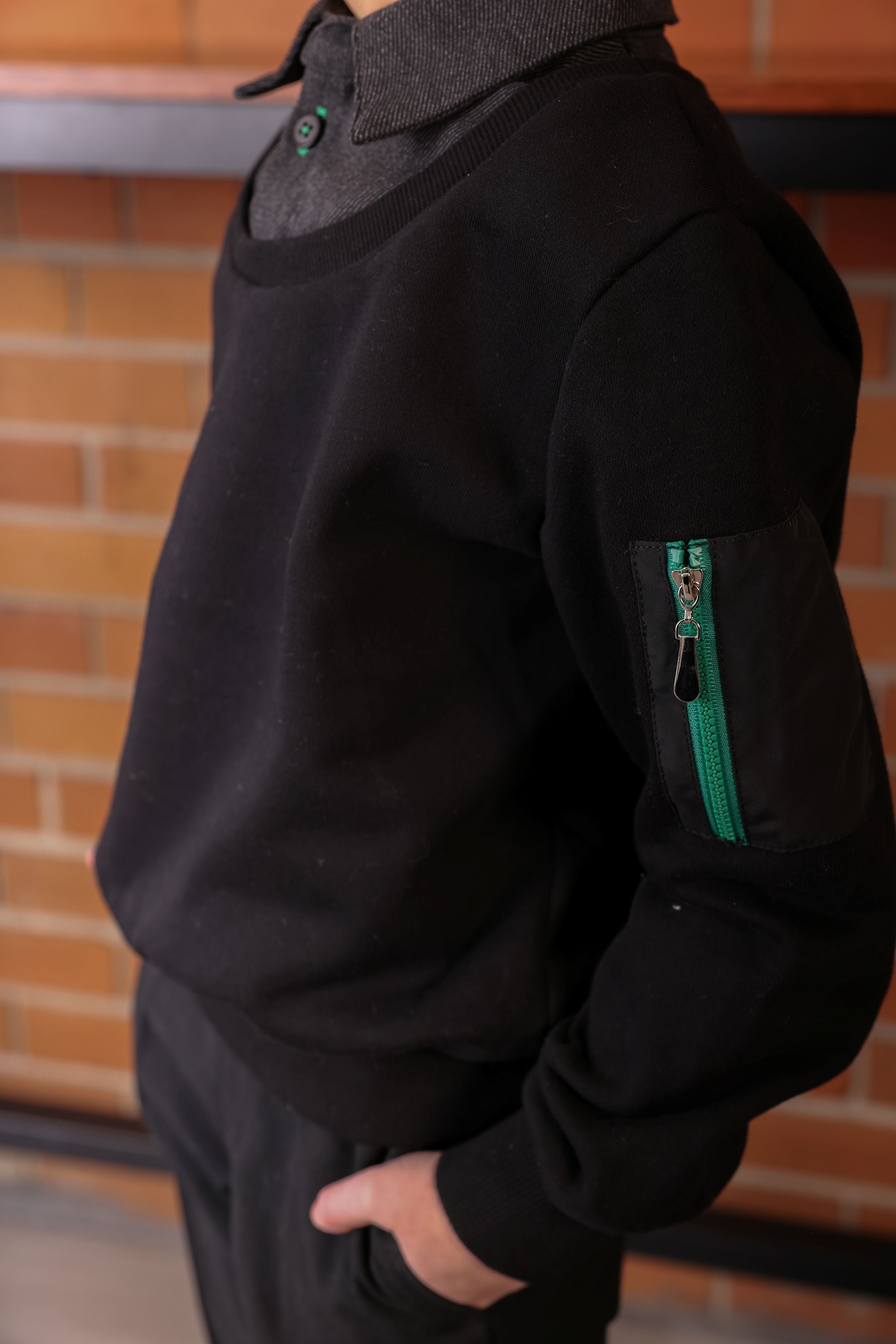 Marli Riches Boys Pocket Sweatshirt