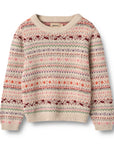 Wheat Jacquard Olga Sweater