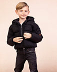 Denali Classic Black On Black Piped Bomber