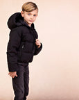 Denali Classic Black On Black Piped Bomber