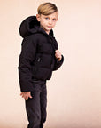 Denali Classic Black On Black Piped Bomber