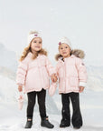 Ellabee Baby Pink Enfant Fur Down Jacket