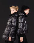 Ellabee Black Chloe Long Down Jacket