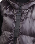 Ellabee Black Eva Fur Lined Down Hoodie Jacket