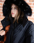 Ellabee Black Fox Fur Premium Bomber