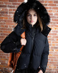 Ellabee Black Fox Fur Premium Bomber