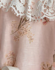 Petite Amalie Blush Orchid Linen Gown