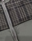 Colmar Hooded Quilted Contrast Insert Green Coat