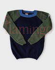 Colmar Color Block Blended Cashmere Crewneck
