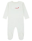 Noggi Muslin Patch Girl Footie Set