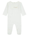 Noggi Velour Patch Footie Set