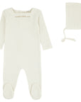 Noggi Ivory Sweet Little One Footie Set