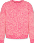 AO76 Fluo Teen Pink Wanda C-Neck Sweatshirt
