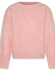 AO76 Fluo Teen Light Rosa Brand C-Neck Sweatshirt