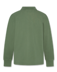 AO76 Earth Green Alfie Logo Polo