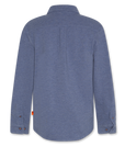 Ao76 Heather Mid Blue Dan Belgian Shirt