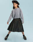Elisabetta Franchi Teen Nero Skirt