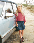 Calla Lili Cranberry Sweatshirt