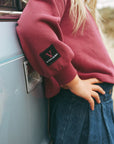 Calla Lili Cranberry Sweatshirt