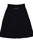 Elements Black Knee Length Sweat Skirt