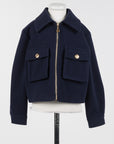 Twinset Classic Blue Jacket With Pockets