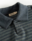 MarMar Copenhagen Forest Stripe Polo Sweatshirt