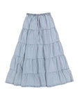 Clubhouse Denim Tiered Skirt