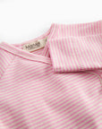 MarMar Copenhagen Pink Stripe Footie + Hat