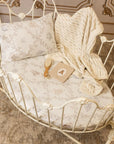 Petite Belle Lattice Luxe Portable Crib Sheet Set