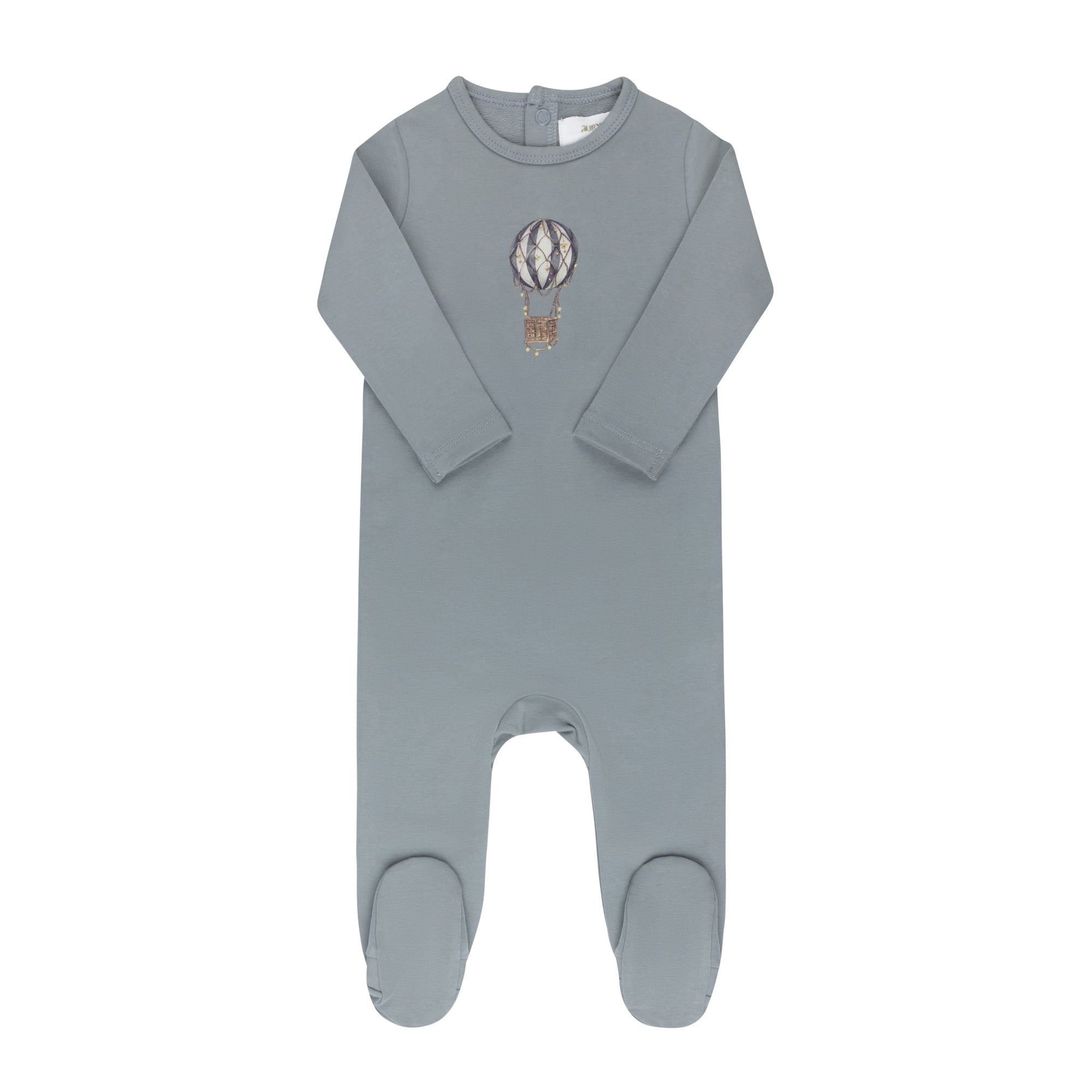Aurora Hot Air Balloon Blue Footie