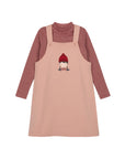 Ely's And Co Autumn Kids Pink Jumper + Turtleneck