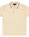 Jaybee Yellow Sand Coconut Short Sleeve Polo