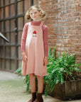 Ely's And Co Autumn Kids Pink Jumper + Turtleneck