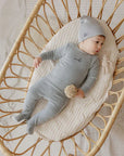 Ely's And Co Velour Stripe Footie Set
