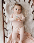 Aurora Rocking Horse Pink Footie