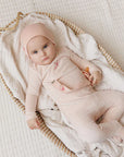 Ely's And Co Velour Stripe Footie Set