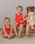 Mini P Tab Girl Romper