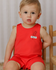 Mini P Tab Boy Romper
