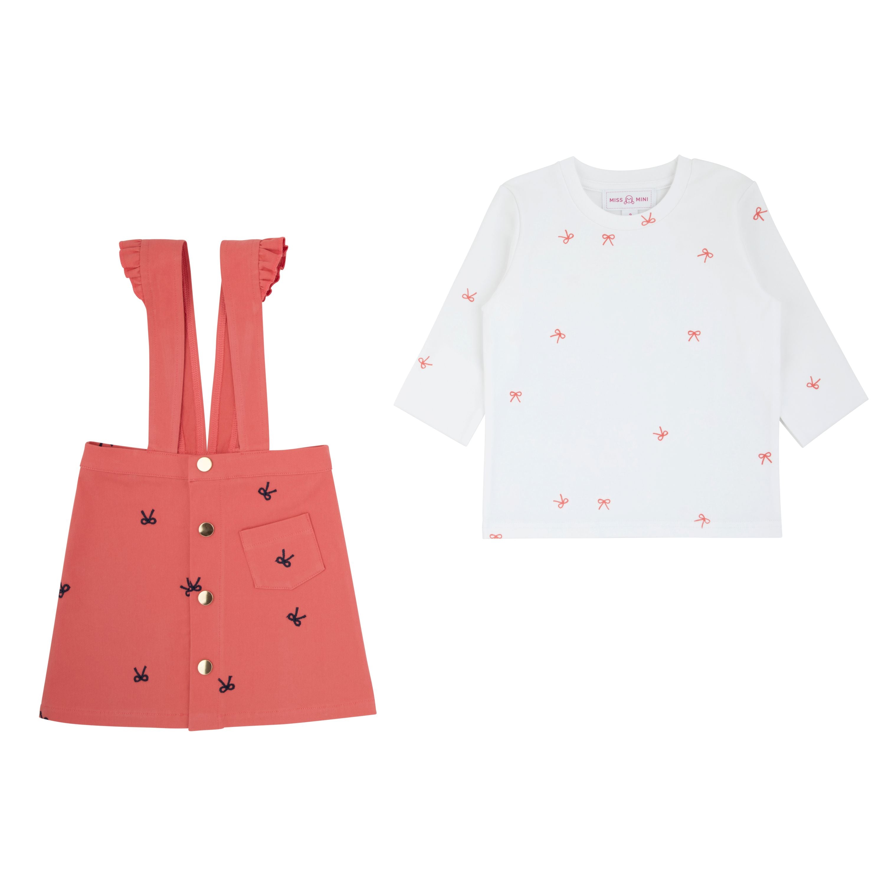 Miss Mini Bikes & Bows Skirt Set – flamingobabychild