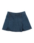 Buho Denim Pleat Skirt