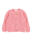 Buho Sugar Pink Button Down Cardigan Set