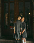 Sweet Threads Charcoal Plaid Jumper Dress