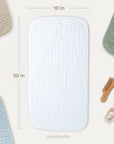 Comfy Cubs-Baby Burp Cloths 100% Muslin Cotton