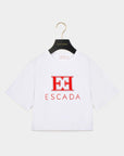 Escada White Short Sleeve T-Shirt
