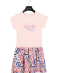 Escada Pink Short Sleeve Dress