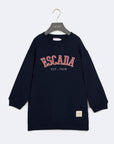 Escada Navy Sweatdress