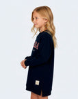 Escada Navy Sweatdress