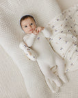 Bubani Velour Bud Collection Footie Set